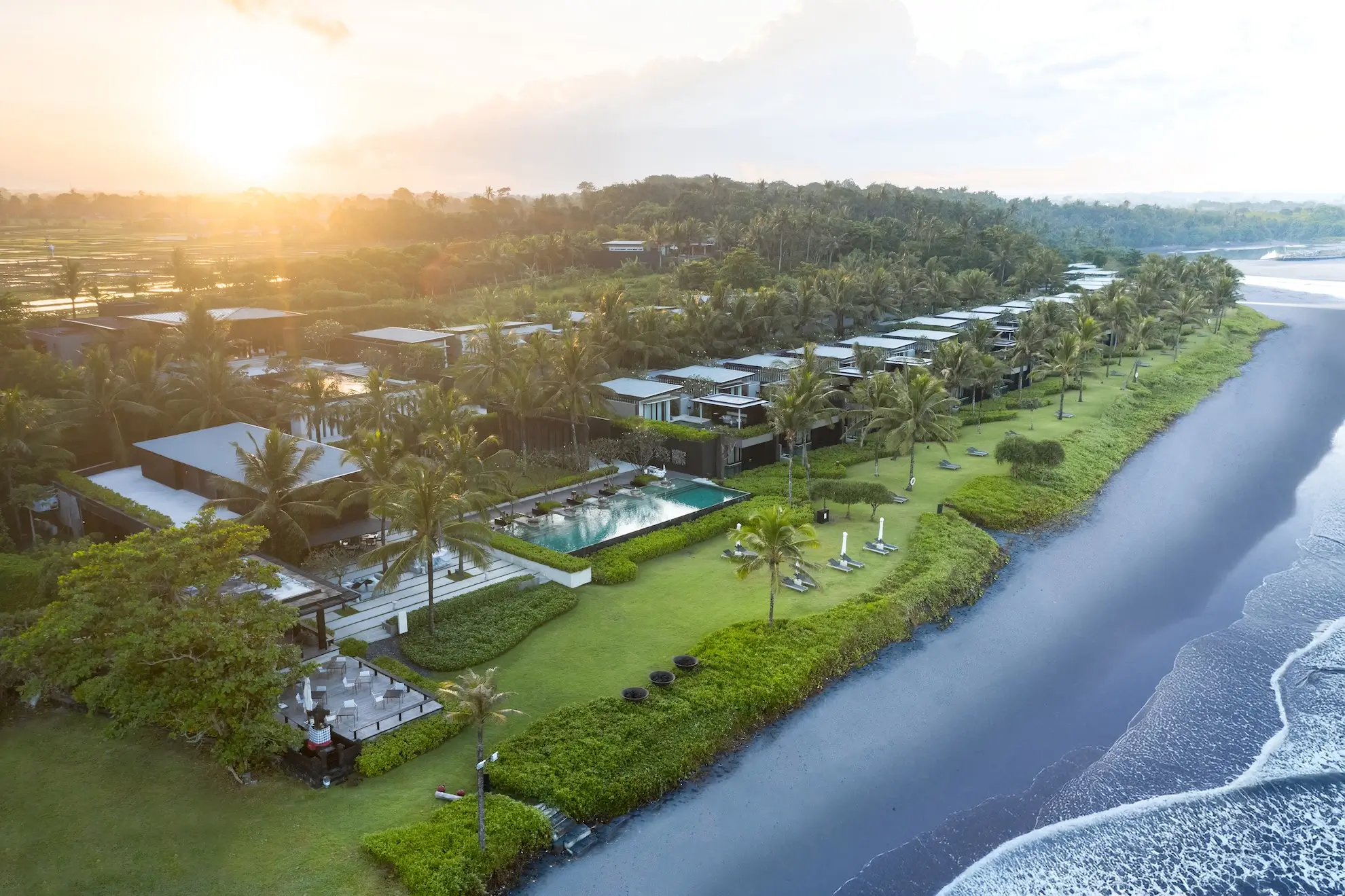 Aerial view of Soori Bali for the Soori Limited Time Escape